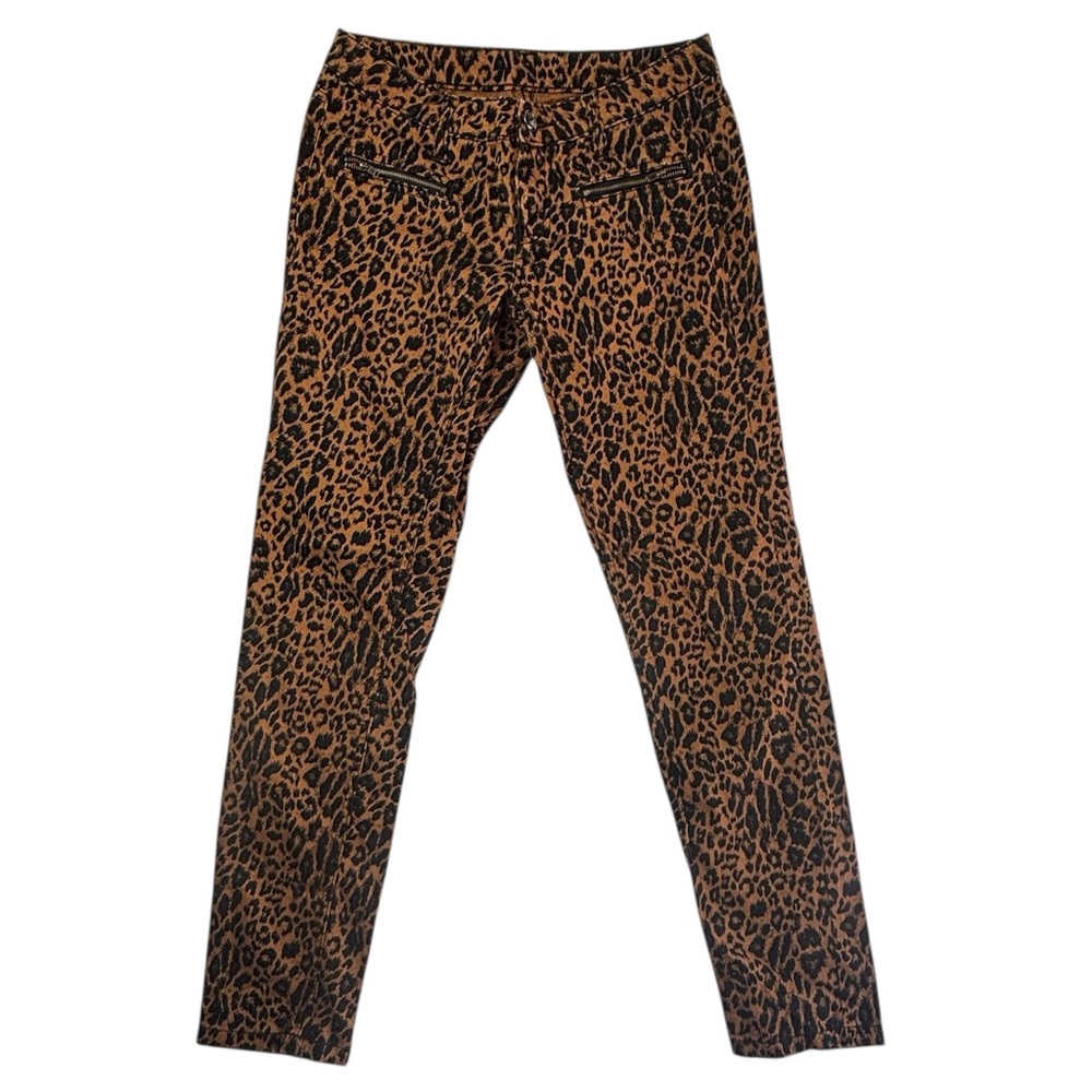 Leopard Print Skinny Pants
